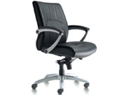 現代真皮中班椅 Modeern Leather Medium Back Chair