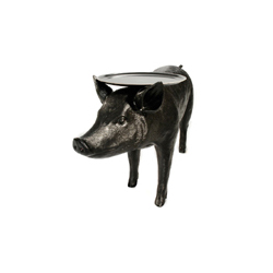 荷蘭 Moooi Pig Table 黑豬邊桌   臺燈