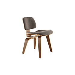 伊姆斯軟墊木制餐椅 eames upholstered dcw
