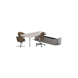 KEYPIECE COMMUNICATION DESK.大班臺 利歐信工作室  WALTER KNOLL家具品牌