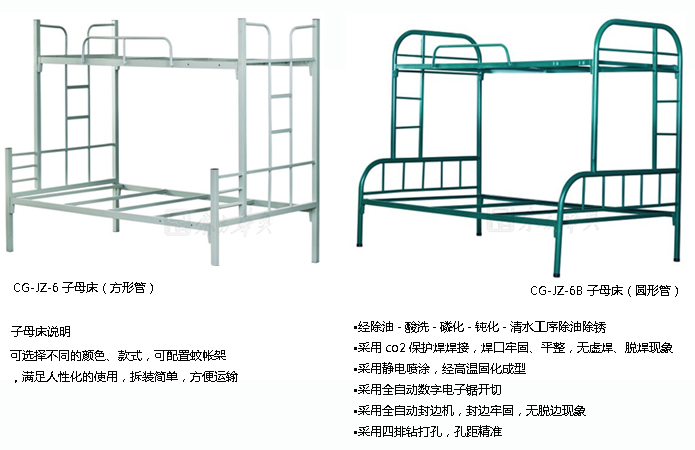 鋼制子母床