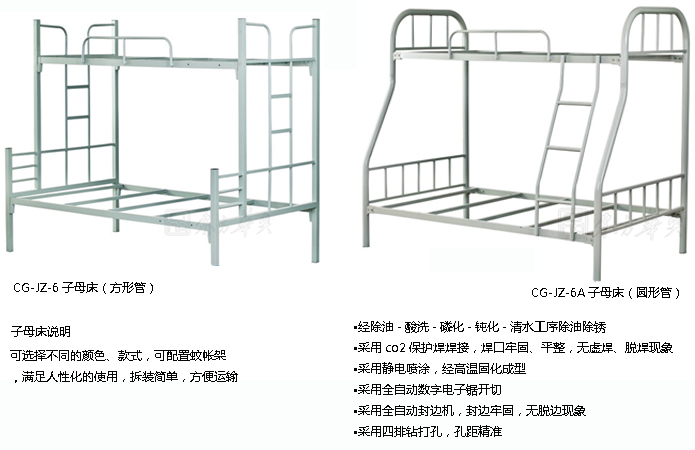 鋼制子母床