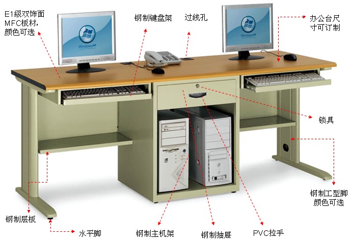 鋼制辦公臺