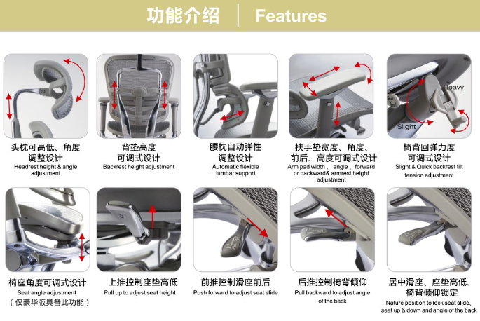 辦公椅新金豪系列Ergohuman+