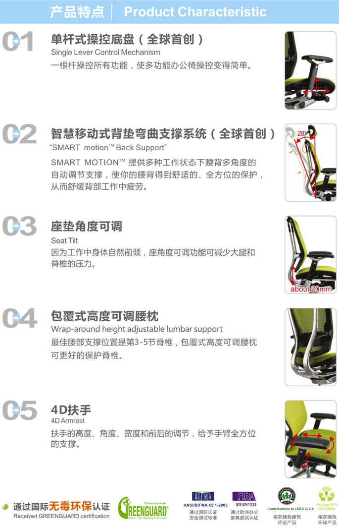 精品辦公椅金典系列Nefil